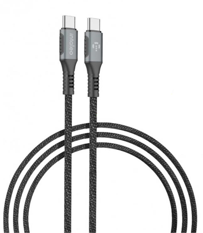 Кабель синхронизации данных Intaleo CBGPD100WTT2 USB Type-C-USB Type-C 2м 100W Grey (1283126559570) - Фото 1