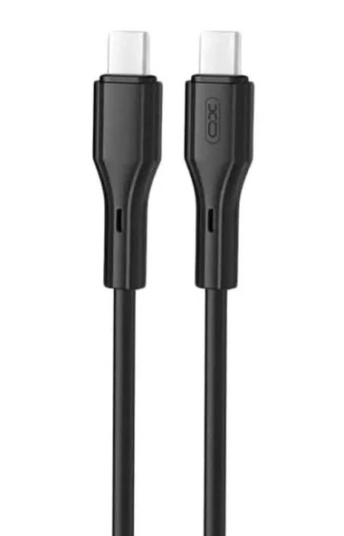 Кабель синхронизации данных XO Type-C - Type-C  60 W  1m (NB-Q231B-BK) - Фото 1