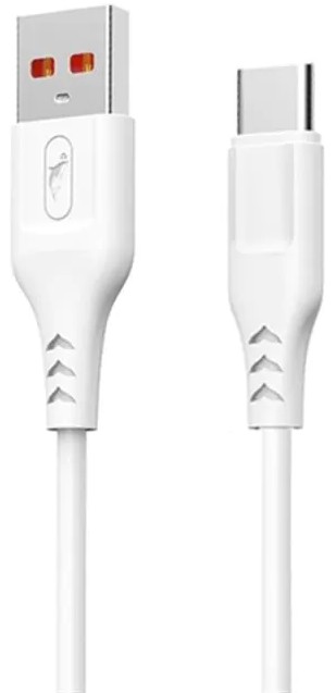 Кабель синхронізації даних SkyDolphin S61T USB Type-C 1 м White (USB-000445) - Фото 1