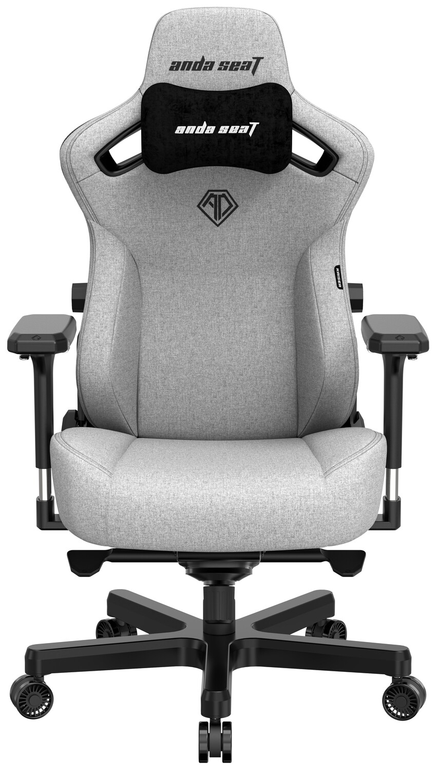 Кресло для геймеров Anda Seat Kaiser 3 Size L Grey Fabric (AD12YDC-L-01-G-PV/F) - Фото 1