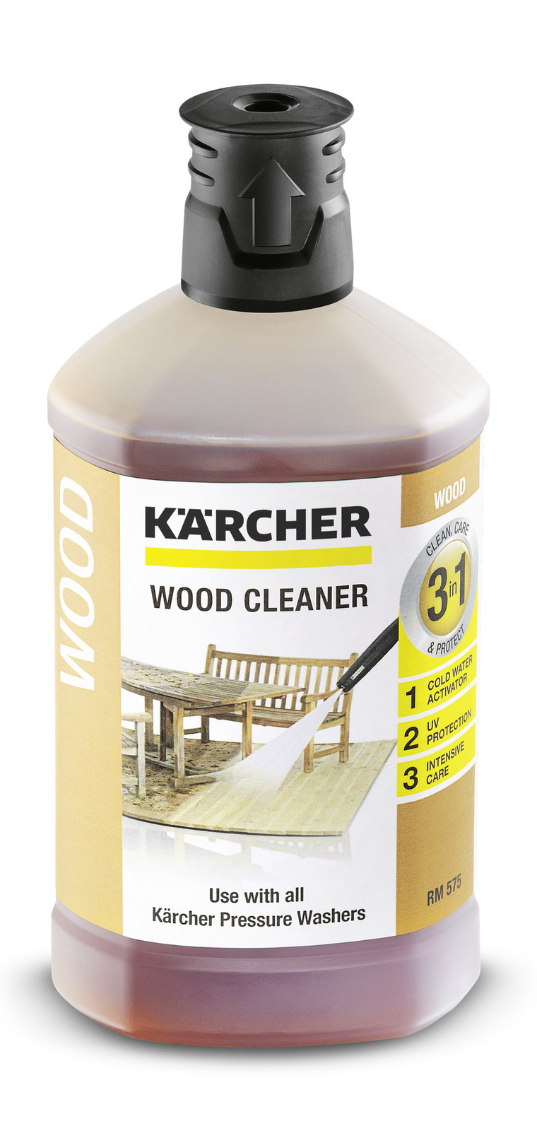Шампунь для минимойки Karcher 3-в-1 Plug-n-Clean 1 л (6.295-757.0) - Фото 1