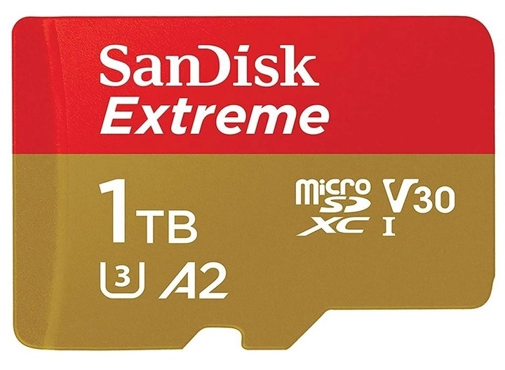 Карта памяти SanDisk Extreme microSDXC 1TB + SD Adapter (SDSQXAV-1T00-GN6MA) - Фото 1