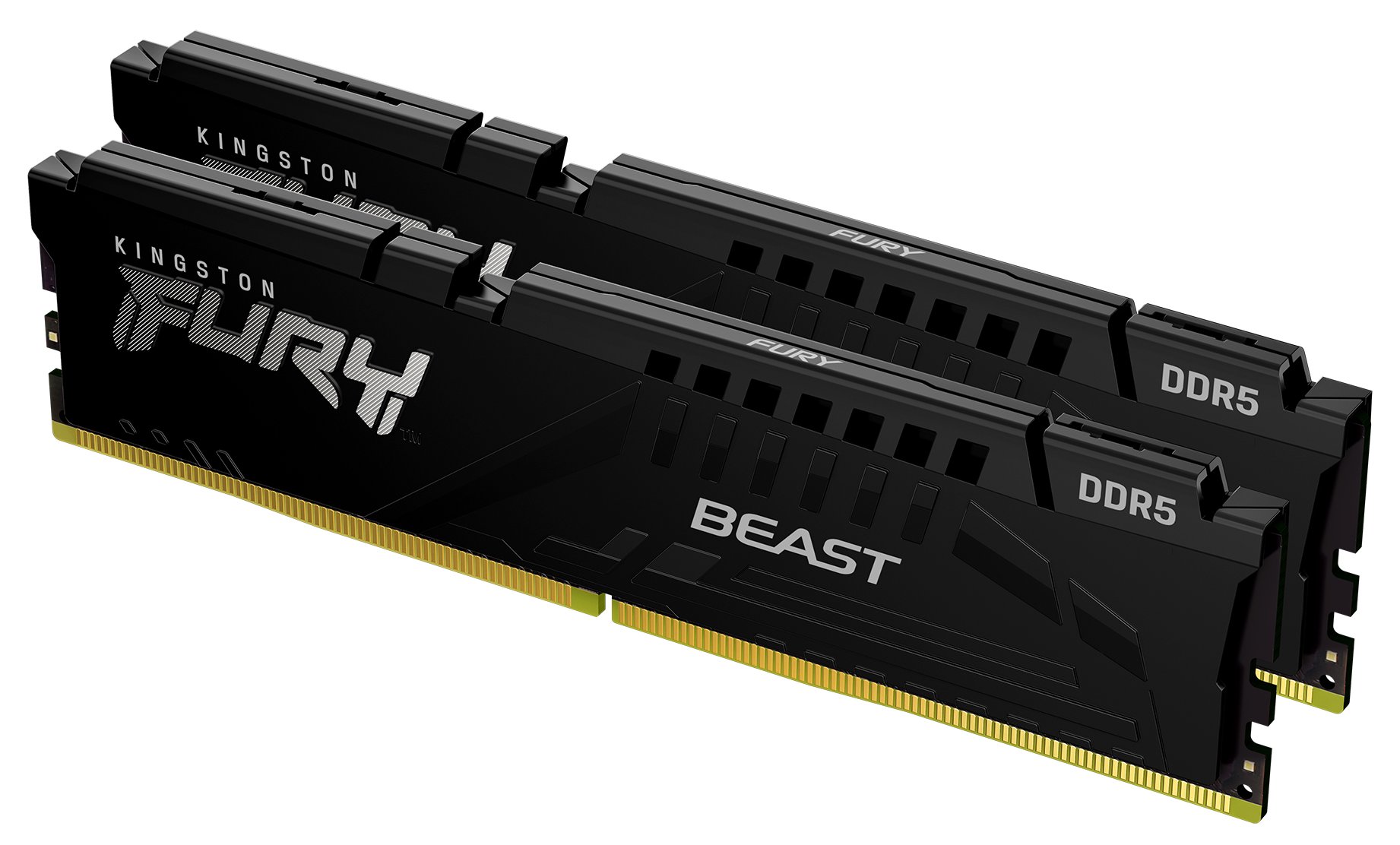 Память DDR Kingston FURY Beast Black DDR5 CL36 DIMM 2х8GB 5600MT/s (KF556C36BBEK2-16) - Фото 1