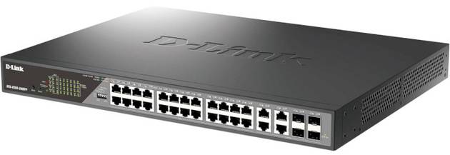 Коммутатор локальной сети (Switch) D-Link DSS-200G-28MPP - Фото 1