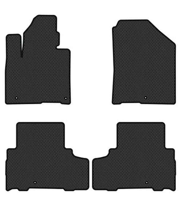 EVA коврики в салон авто EVAtech для Sorento (UM) 5 seats Kia 2014-2020 3 поколение SUV Korea KI11392PVC4LA5RBB - Фото 1