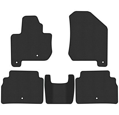 EVA коврики в салон авто EVAtech для Soul EV Kia 2014-2020 1 поколение Htb USA KI11941CG5TL5RBB - Фото 1