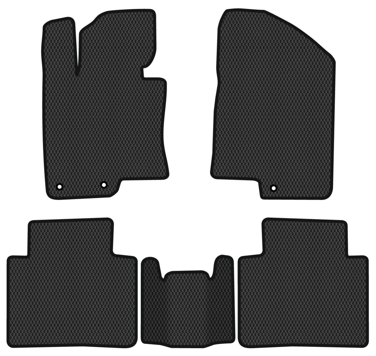 EVA килимки в салон авто EVAtech для K5 (TF) (3 clips) Kia 2010-2015 3 покоління Sedan Korea (KI12085CV5KH3RBB) - Фото 1