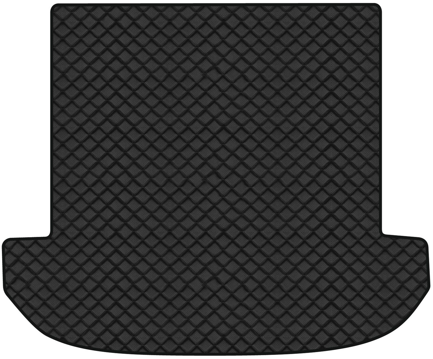 Килимок з екошкіри в багажник авто EVAtech ECO для Sorento (UM) 7 seats Kia 2014-2020 3 покоління SUV USA KI12575BO1BBB - Фото 1