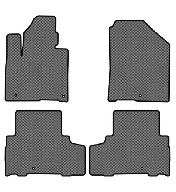 EVA коврики в салон авто EVAtech для Sorento (UM) 7 seats Kia 2014-2020 3 поколение SUV USA KI12575PVC4LA5RGB - Фото 1