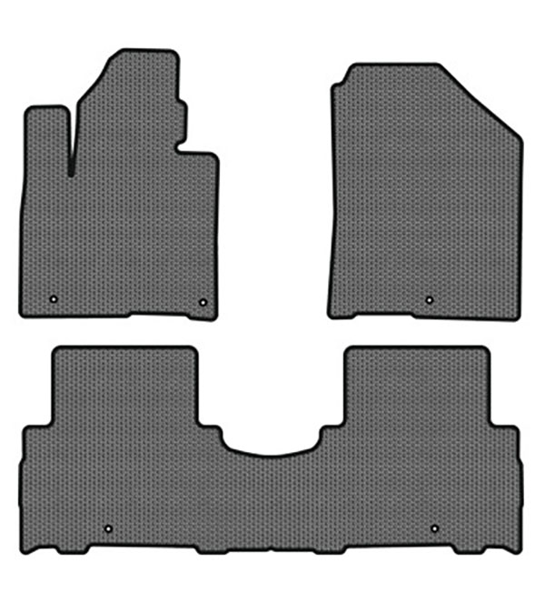 EVA коврики в салон авто EVAtech для Sorento (UM) 7 seats Kia 2014-2020 3 поколение SUV USA KI12575ZV3LA5SGB - Фото 1