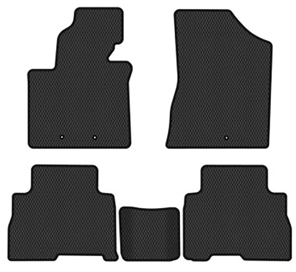 EVA коврики в салон авто EVAtech для Sorento (XM) 7 seats Restyling Kia 2012-2014 2 поколение SUV Korea KI12715CG5LA3RBB - Фото 1
