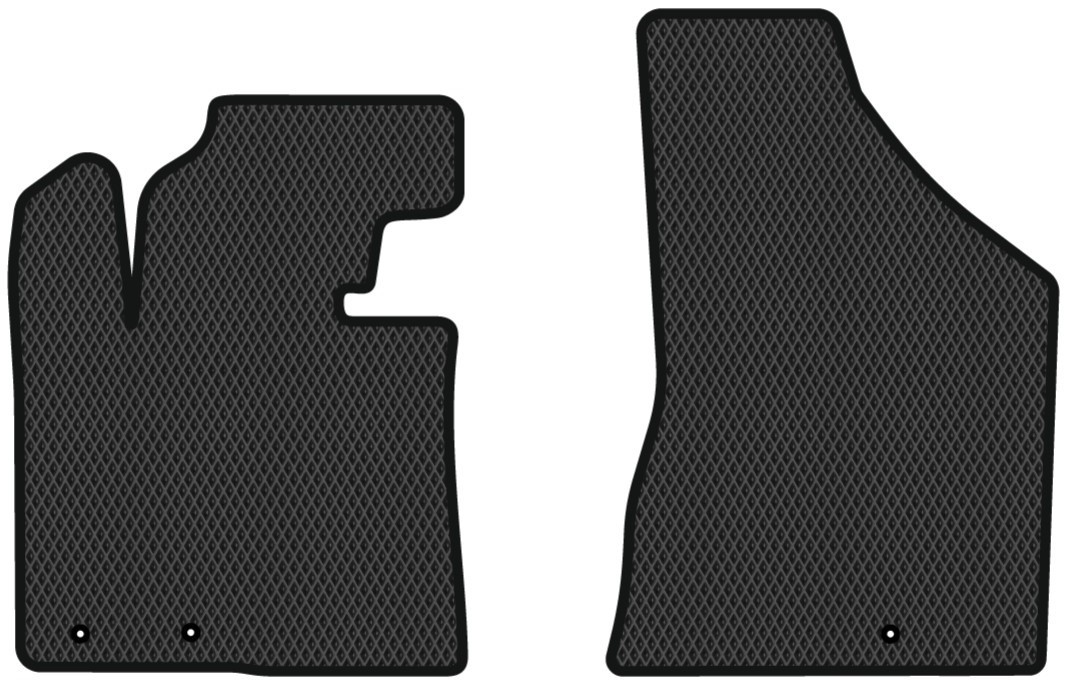 EVA килимки в салон авто передні EVAtech для Sorento (XM) (Floor Gas Pedal) 7 seats Kia 2009-2012 2 покоління SUV EU (KI12991AV2LA3RBB) - Фото 1