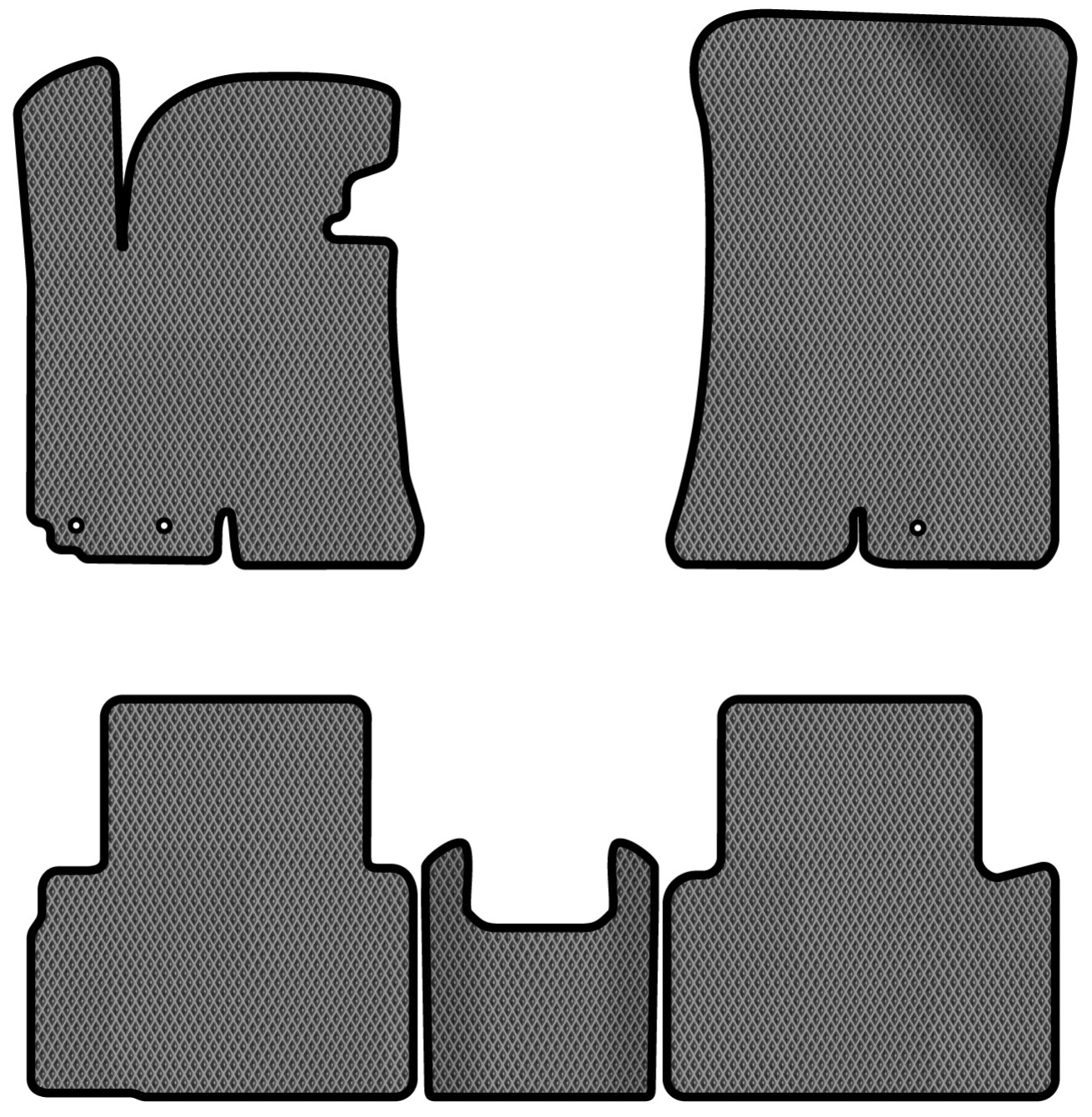 EVA коврики в салон авто EVAtech для Sportage (SL) Kia 2010-2015 3 поколение SUV EU KI1323C5LA3RGB - Фото 1