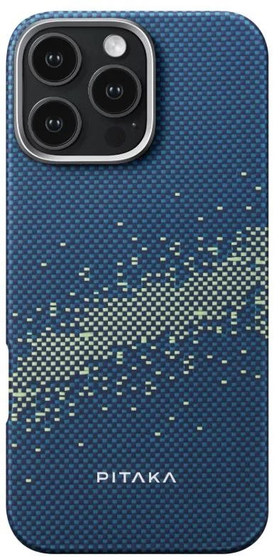 Чехол для смартфона Pitaka Tactile Woven StarPeak Milky Way Galaxy for iPhone 16 Pro (KI1601PMYG) - Фото 1