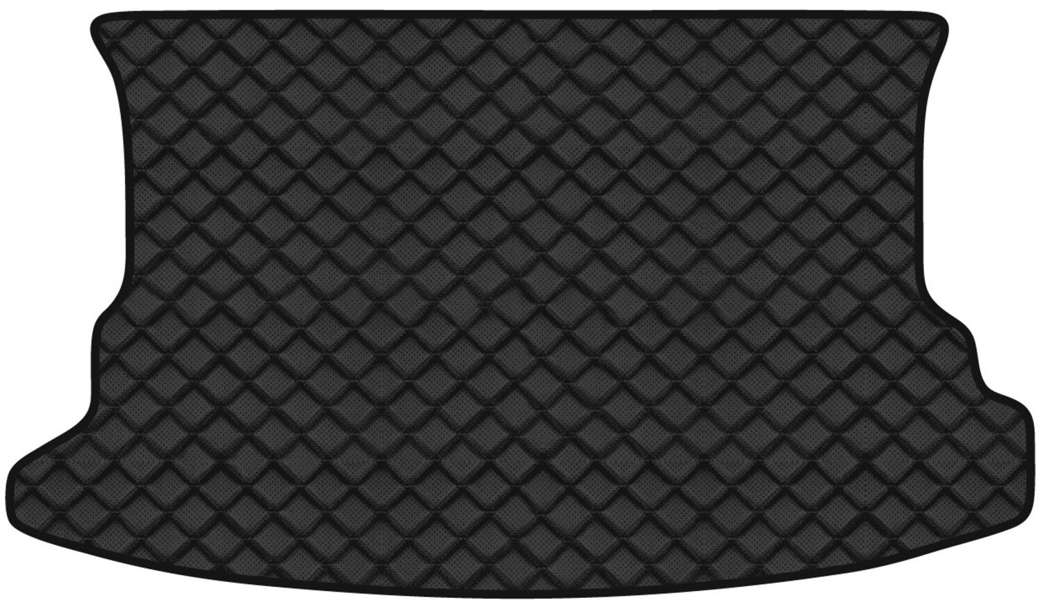 Килимок з екошкіри в багажник авто EVAtech ECO для Sportage (JE) MT Kia 2004-2010 2 покоління SUV EU KI2954B1BBB - Фото 1