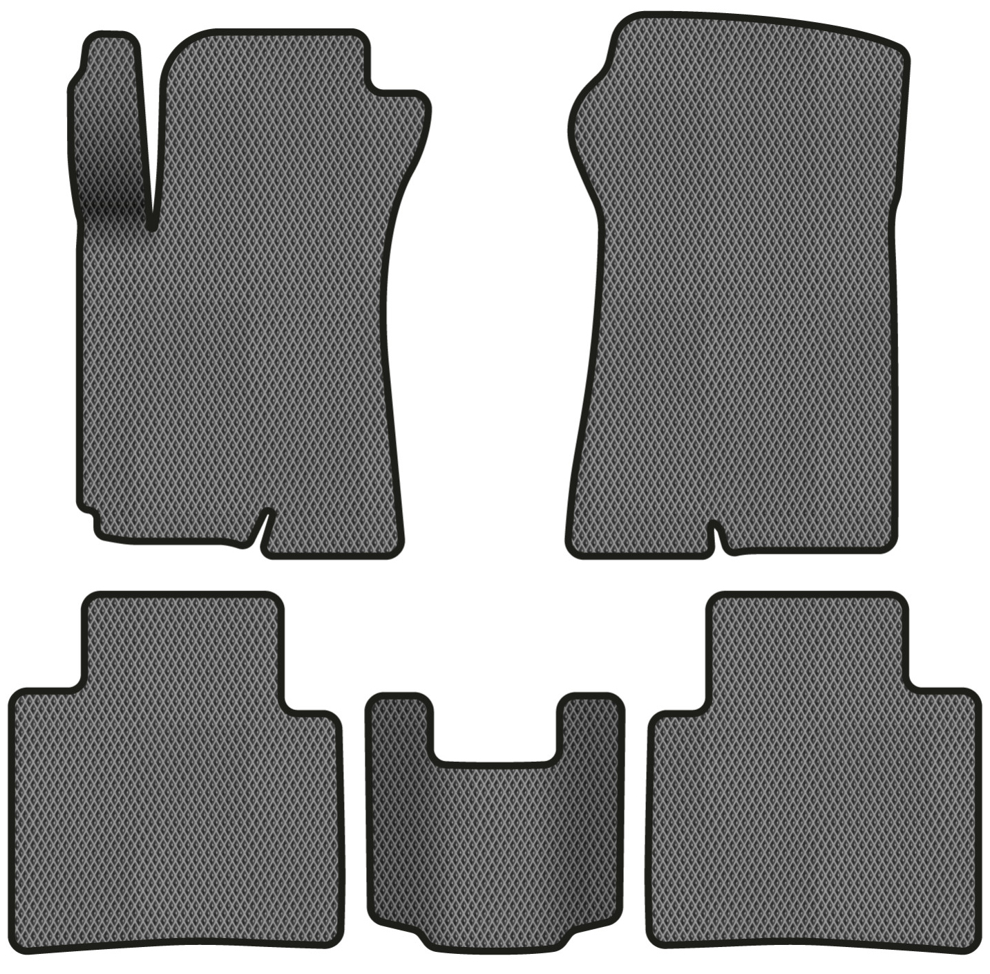 EVA килимки в салон авто EVAtech для Cerato (LD) Kia 2004-2008 1 покоління Sedan EU (KI3107C5RGB) - Фото 1