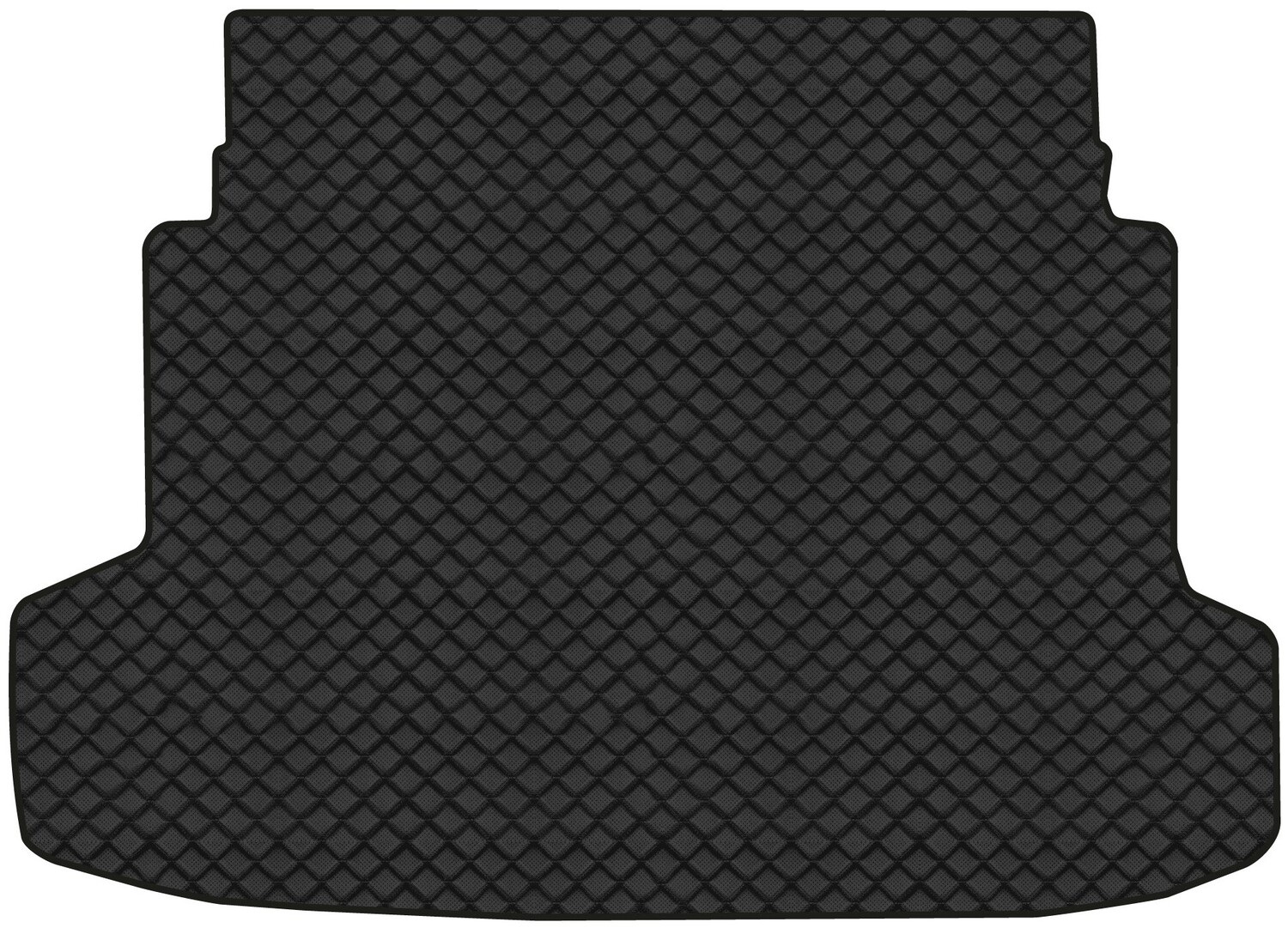 Коврик из экокожи в багажник авто EVAtech ECO для Cerato (TD) Kia 2008-2012 2 поколение Sedan EU KI3112B1BBB - Фото 1