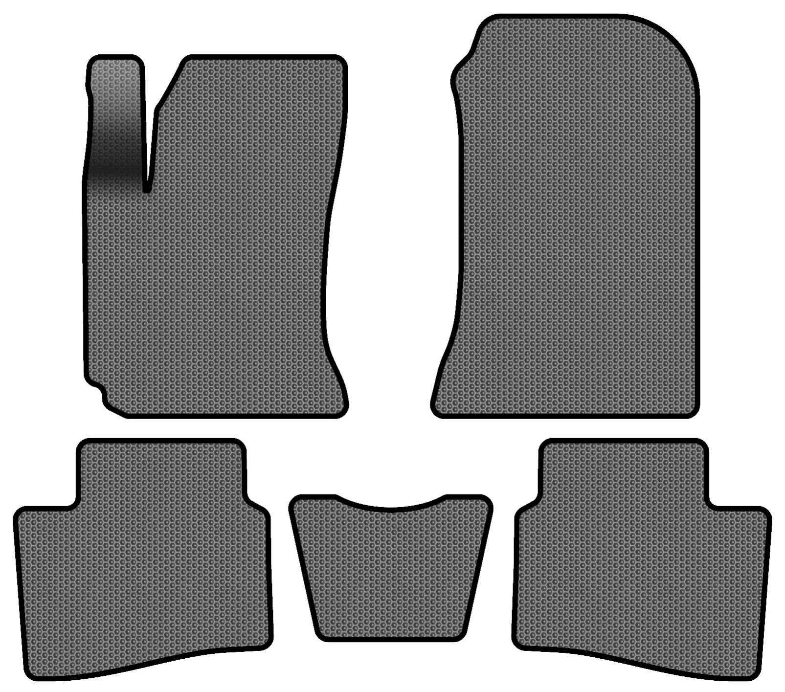 EVA килимки в салон авто EVAtech для Cerato (TD) Kia 2008-2012 2 покоління Sedan EU (KI3112C5SGB) - Фото 1