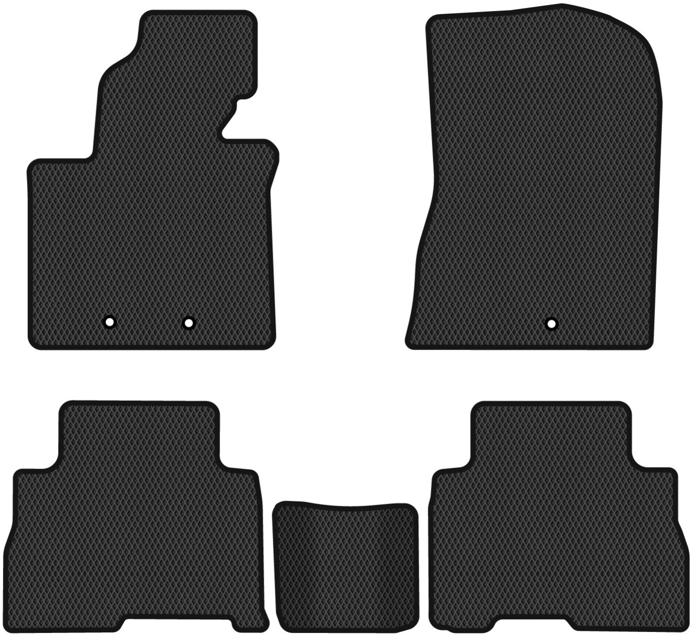 EVA килимки в салон авто EVAtech для Sorento (XM) 5 seats Restyling Kia 2012-2014 2 покоління SUV EU KI32230CB5KH4RBB - Фото 1