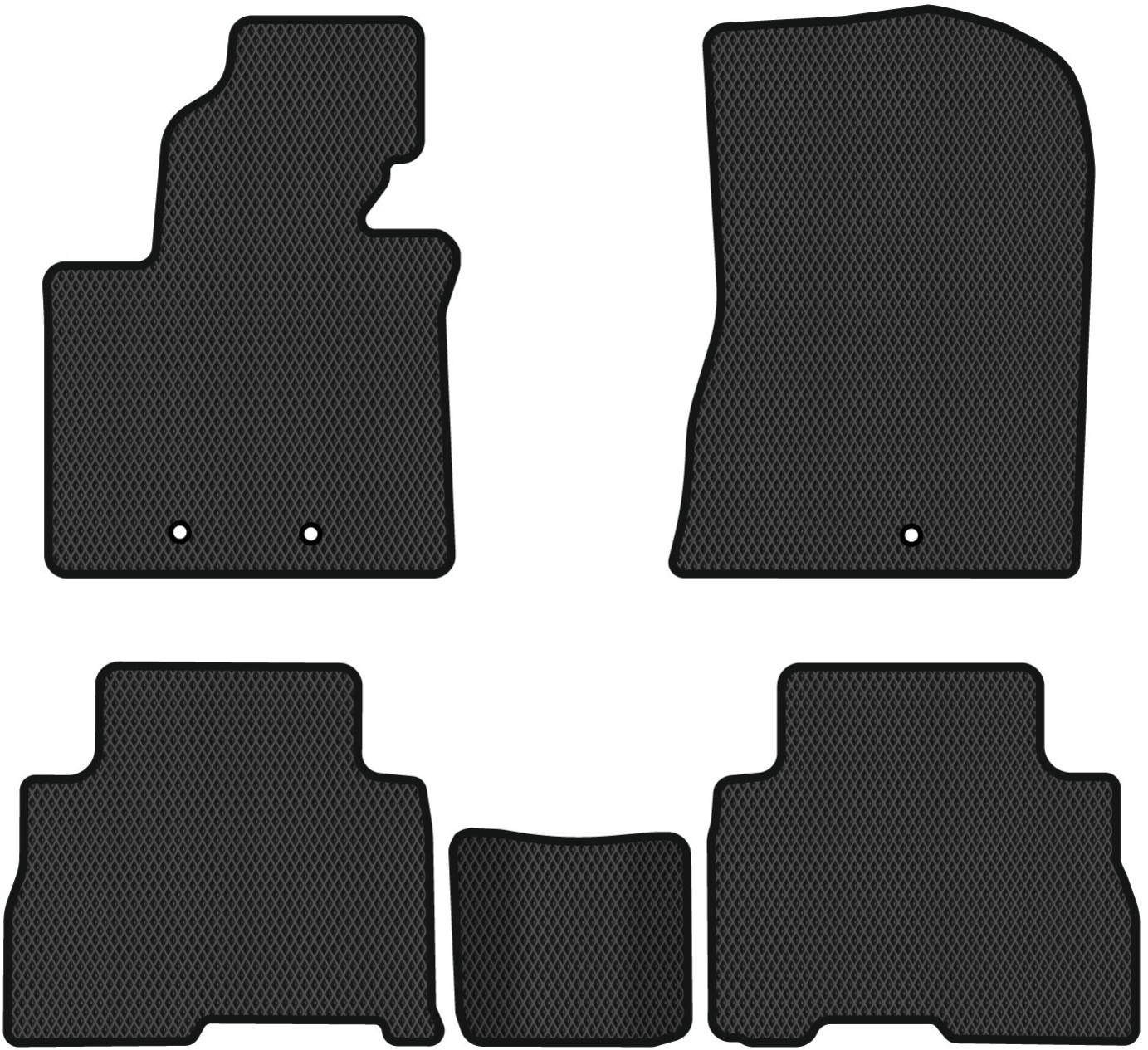 EVA килимки в салон авто EVAtech для Sorento (XM) 5 seats Restyling Kia 2012-2014 2 покоління SUV EU KI32230CB5KH5RBB - Фото 1