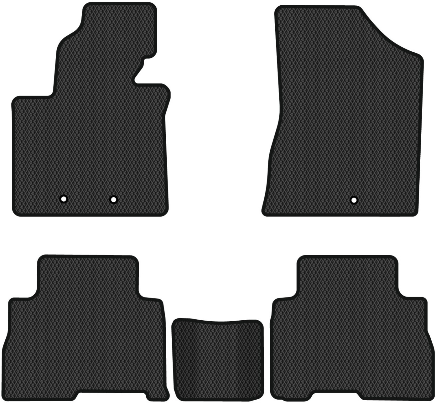 EVA килимки в салон авто EVAtech для Sorento (XM) 5 seats Restyling Kia 2012-2014 2 покоління SUV EU KI32230CG5KH5RBB - Фото 1