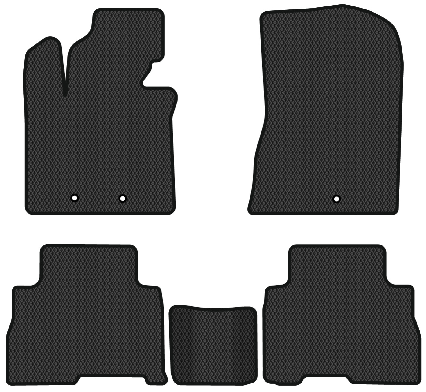 EVA коврики в салон авто EVAtech для Sorento (XM) 5 seats Restyling Kia 2012-2014 2 поколение SUV EU KI32230C5KH4RBB - Фото 1