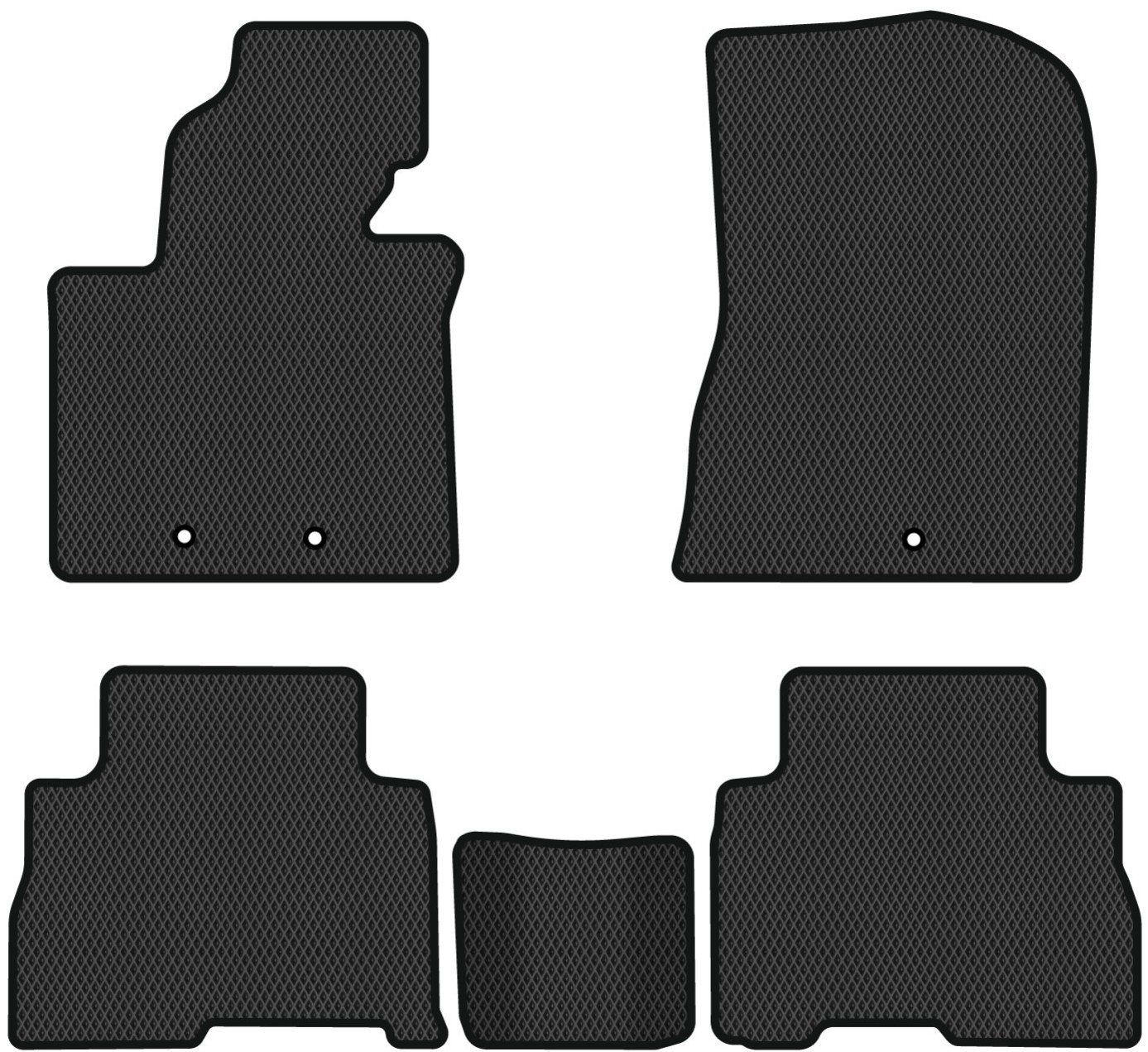 EVA килимки в салон авто EVAtech для Sorento (XM) 5 seats Restyling Kia 2012-2014 2 покоління SUV EU KI32230CB5KH3RBB - Фото 1