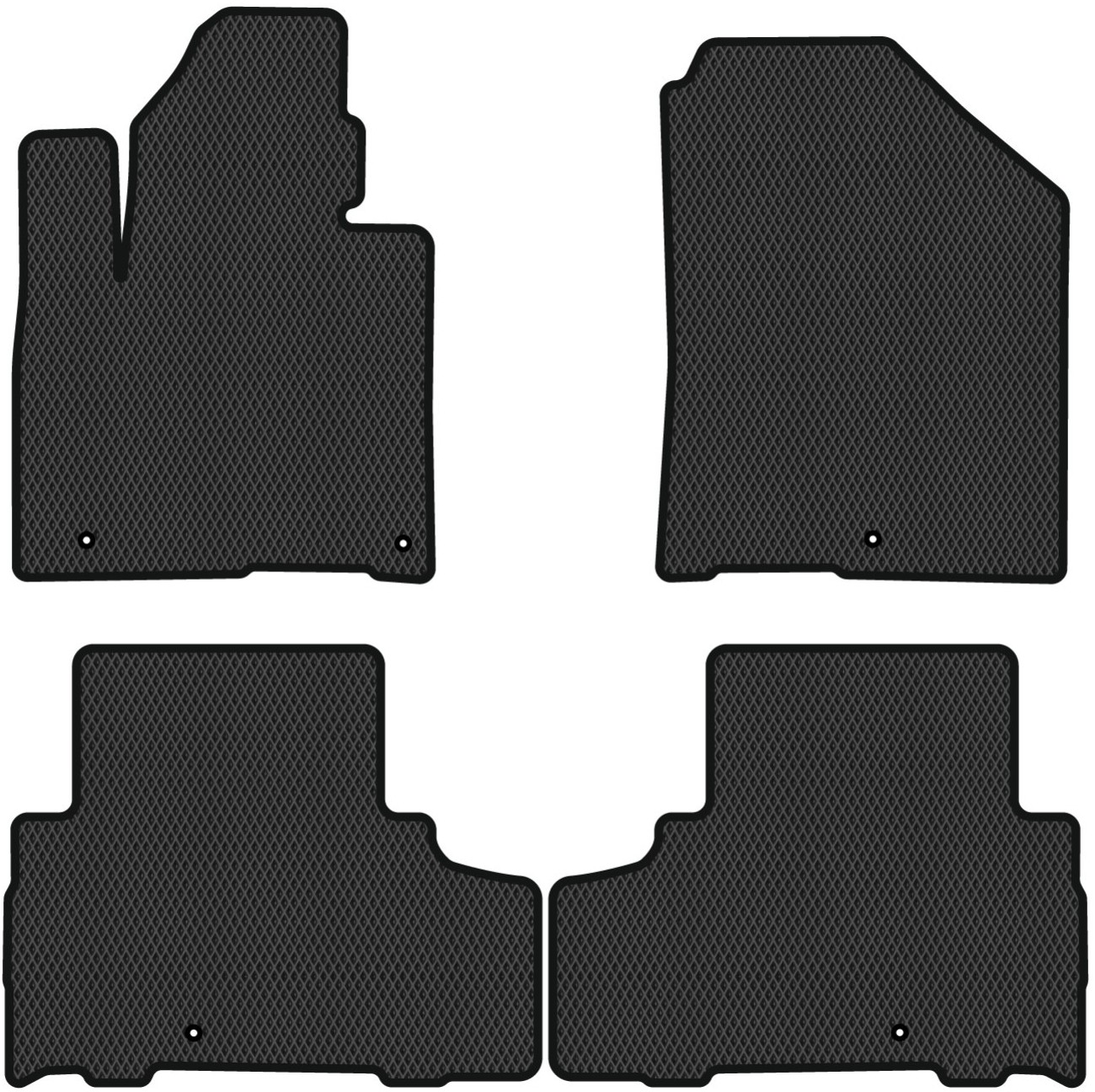 EVA килимки в салон авто EVAtech для Sorento Prime (UM) 7 seats Kia 2014-2020 3 покоління SUV EU KI32619PVC4RBB - Фото 1