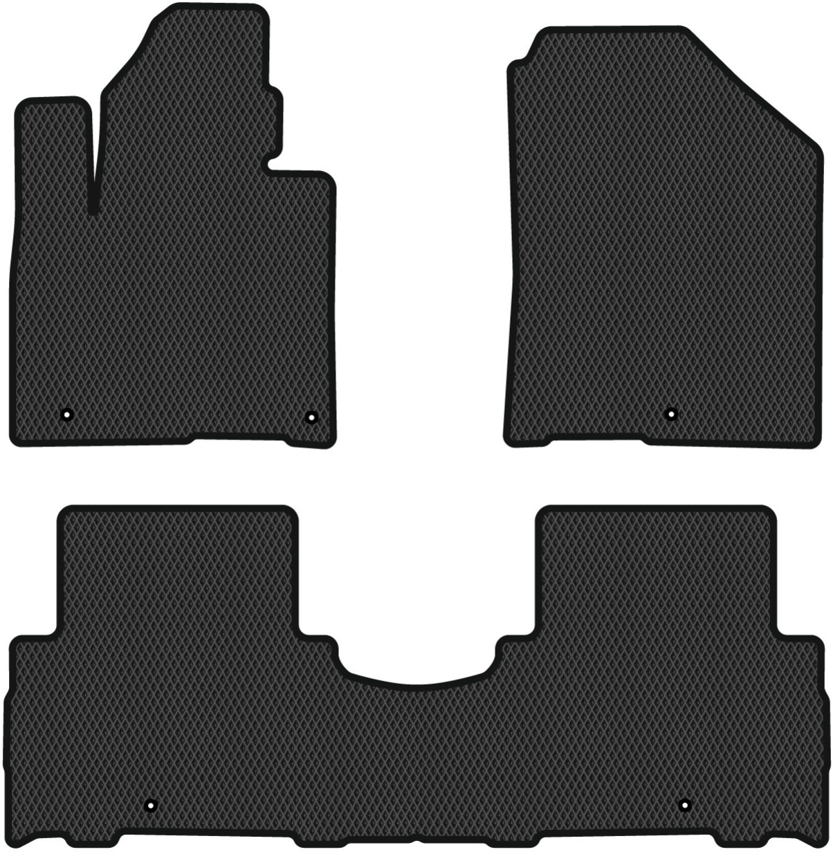 EVA килимки в салон авто EVAtech для Sorento Prime (UM) 7 seats Kia 2014-2020 3 покоління SUV EU KI32619ZV3RBB - Фото 1