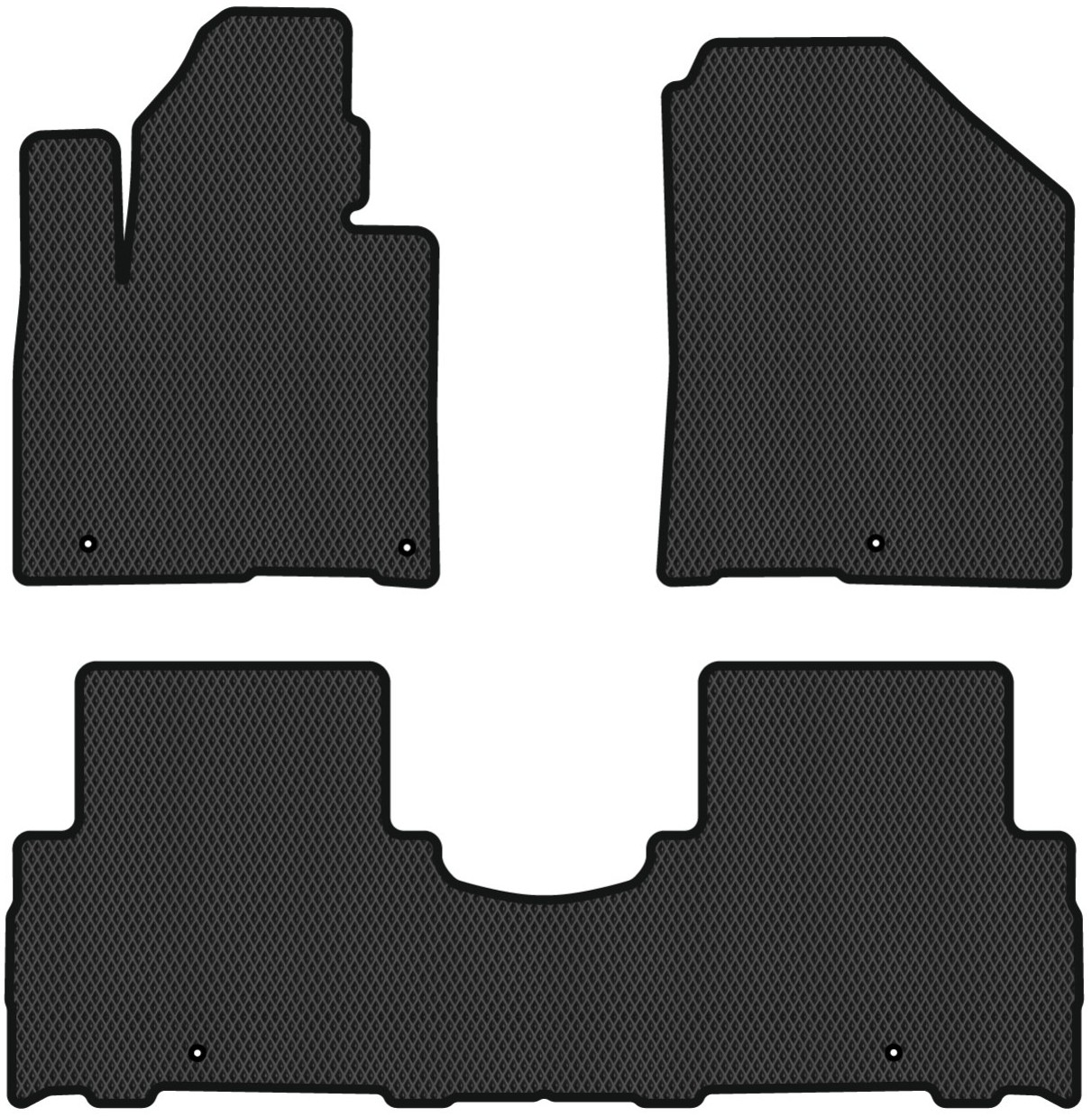 EVA килимки в салон авто EVAtech для Sorento Prime (UM) 7 seats Kia 2014-2020 3 покоління SUV EU KI32619ZV3LA5RBB - Фото 1