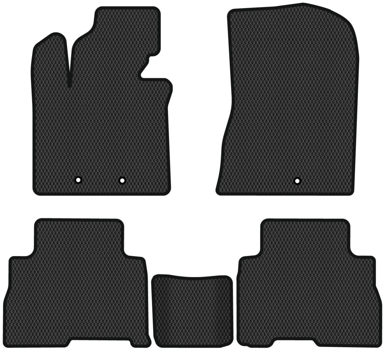 EVA килимки в салон авто EVAtech для Sorento (XM) 7 seats Restyling Kia 2012-2014 2 покоління SUV EU KI32964C5KH4RBB - Фото 1