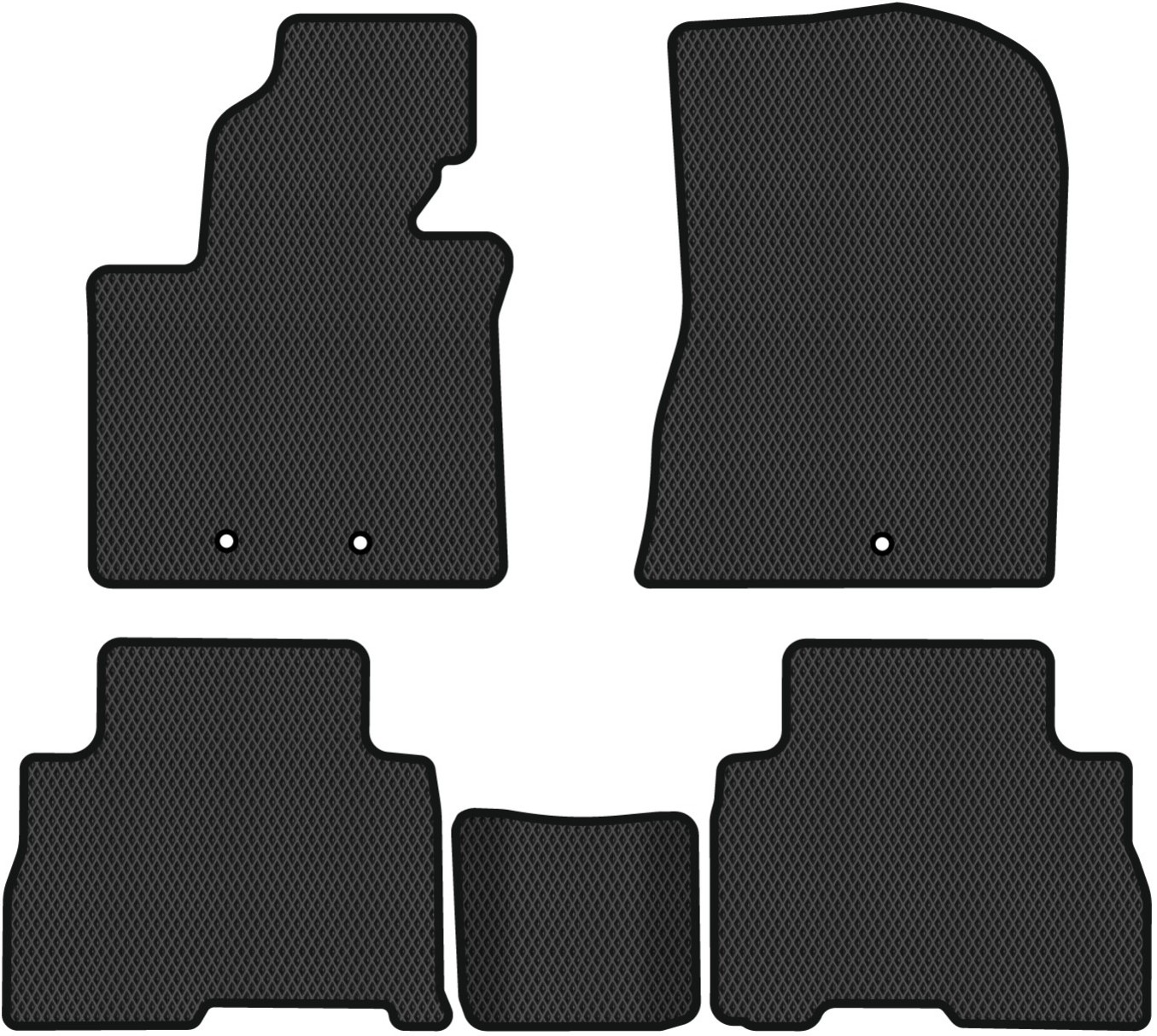 EVA килимки в салон авто EVAtech для Sorento (XM) 7 seats Restyling Kia 2012-2014 2 покоління SUV EU KI32964CB5KH4RBB - Фото 1