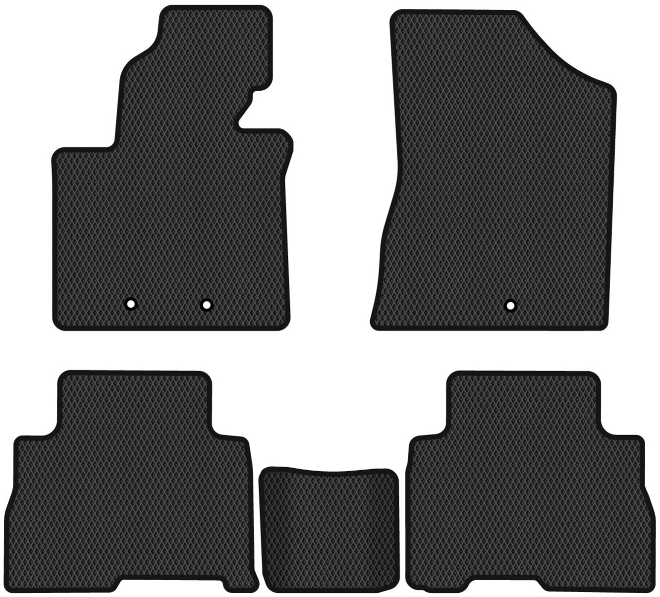 EVA килимки в салон авто EVAtech для Sorento (XM) 7 seats Restyling Kia 2012-2014 2 покоління SUV EU KI32964CG5KH4RBB - Фото 1