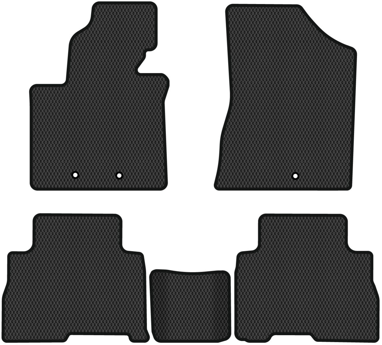 EVA килимки в салон авто EVAtech для Sorento (XM) 7 seats Restyling Kia 2012-2014 2 покоління SUV EU KI32964CG5KH3RBB - Фото 1