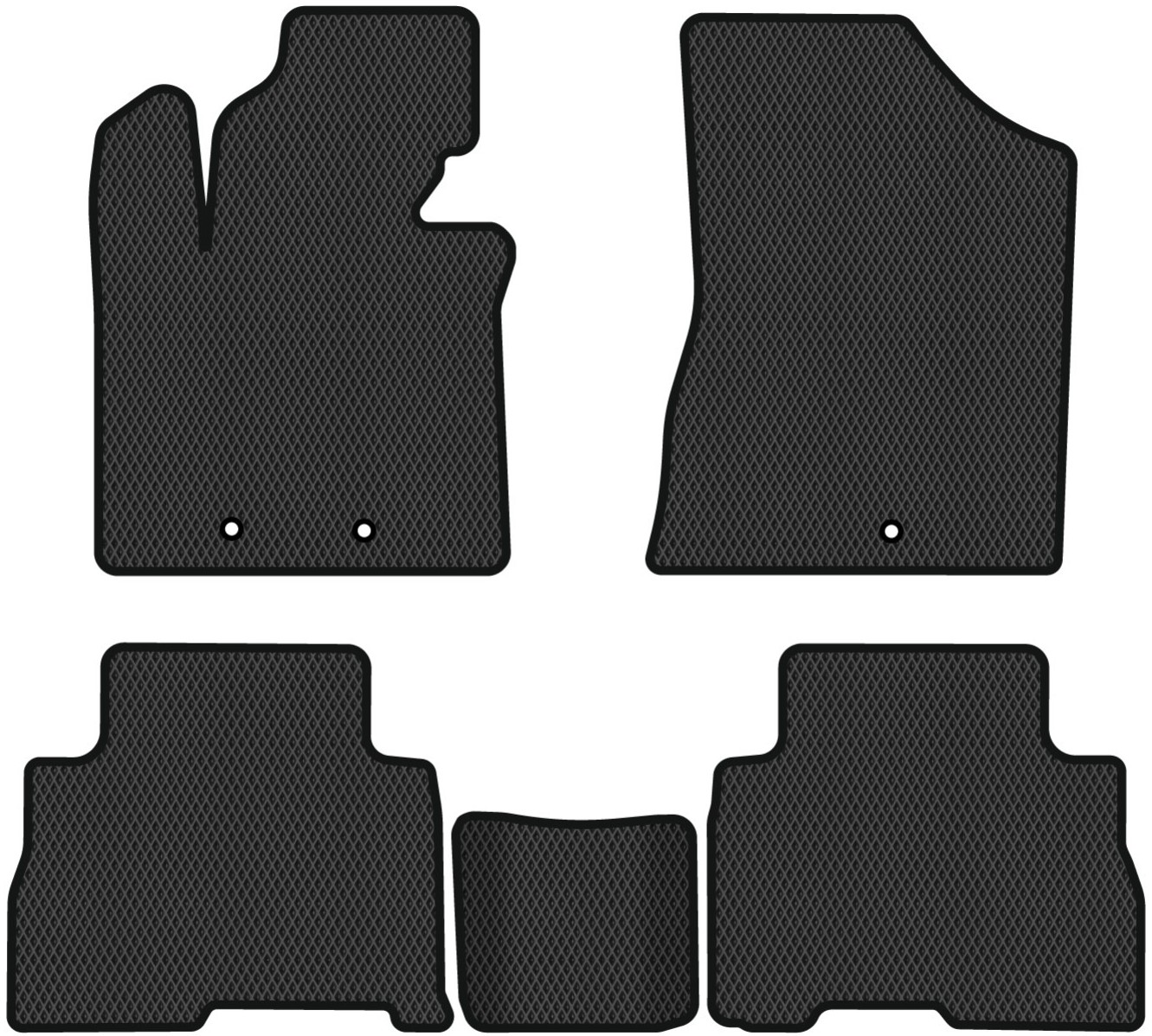 EVA килимки в салон авто EVAtech для Sorento (XM) 7 seats Restyling Kia 2012-2014 2 покоління SUV EU KI32964CV5KH3RBB - Фото 1