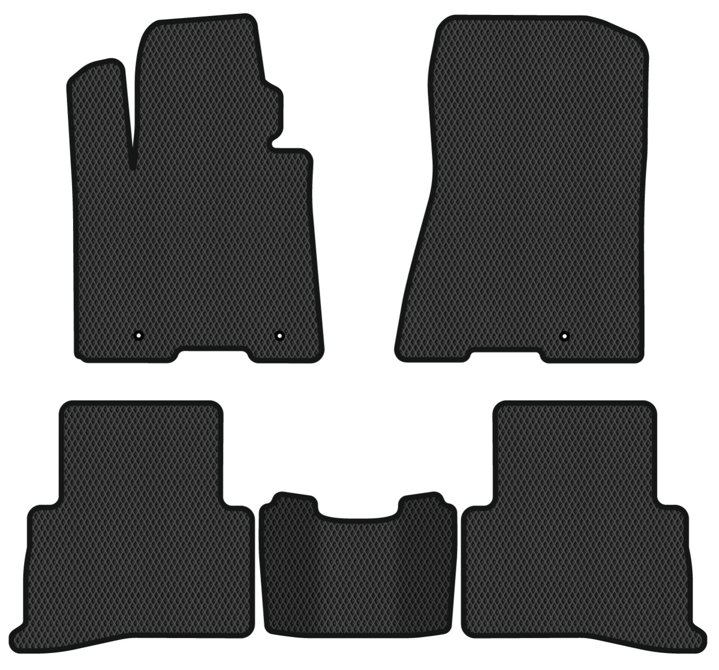 EVA килимки в салон авто EVAtech для Sportage (QL) (Squib VL+VR) Kia 2016-2021 4 покоління SUV EU (KI33439C5LA3RBB) - Фото 1