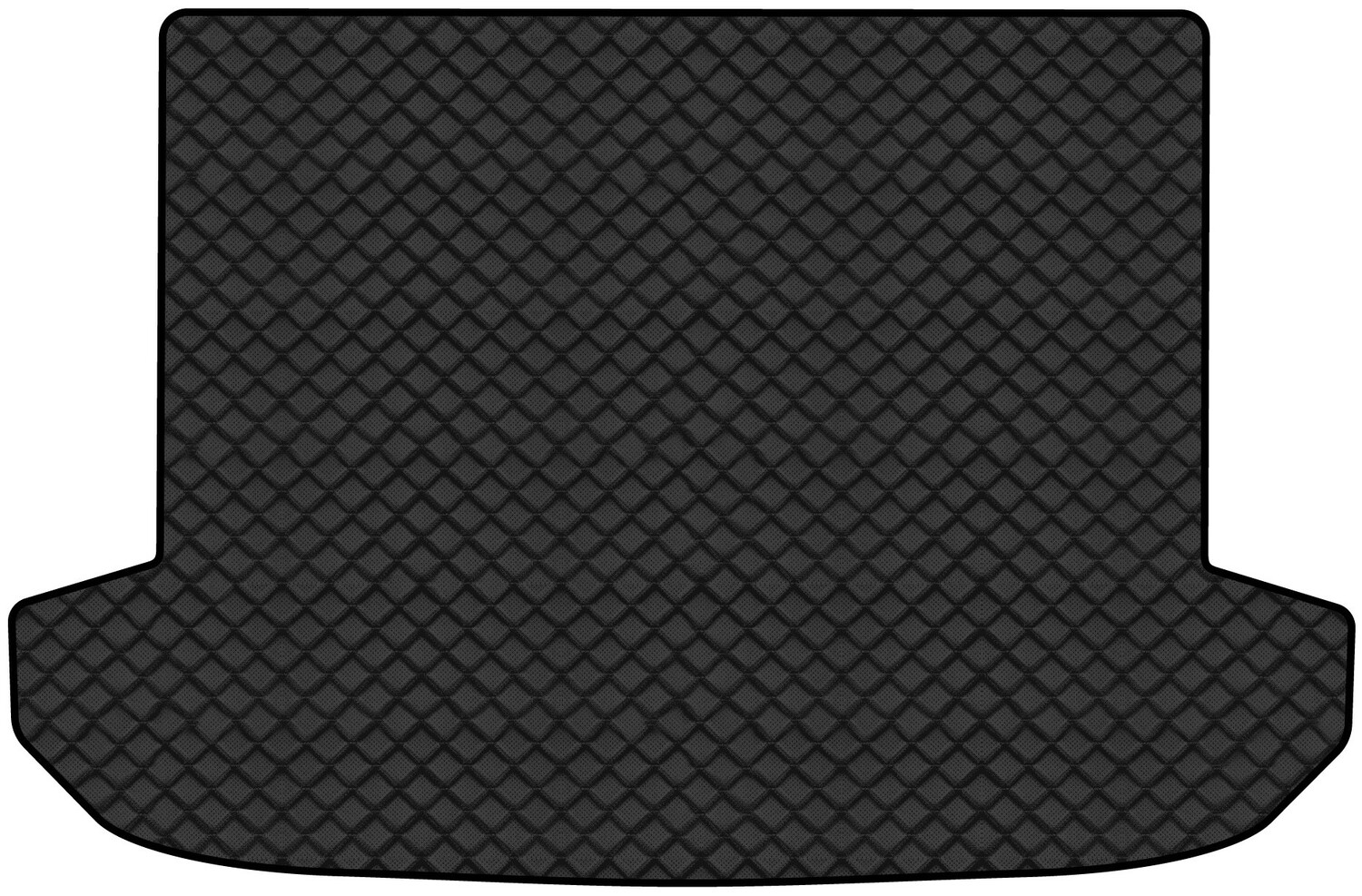 Коврик из экокожи в багажник авто EVAtech ECO для Sportage (QL) Kia 2016-2021 4 поколение SUV EU KI3356BO1BBLB - Фото 1