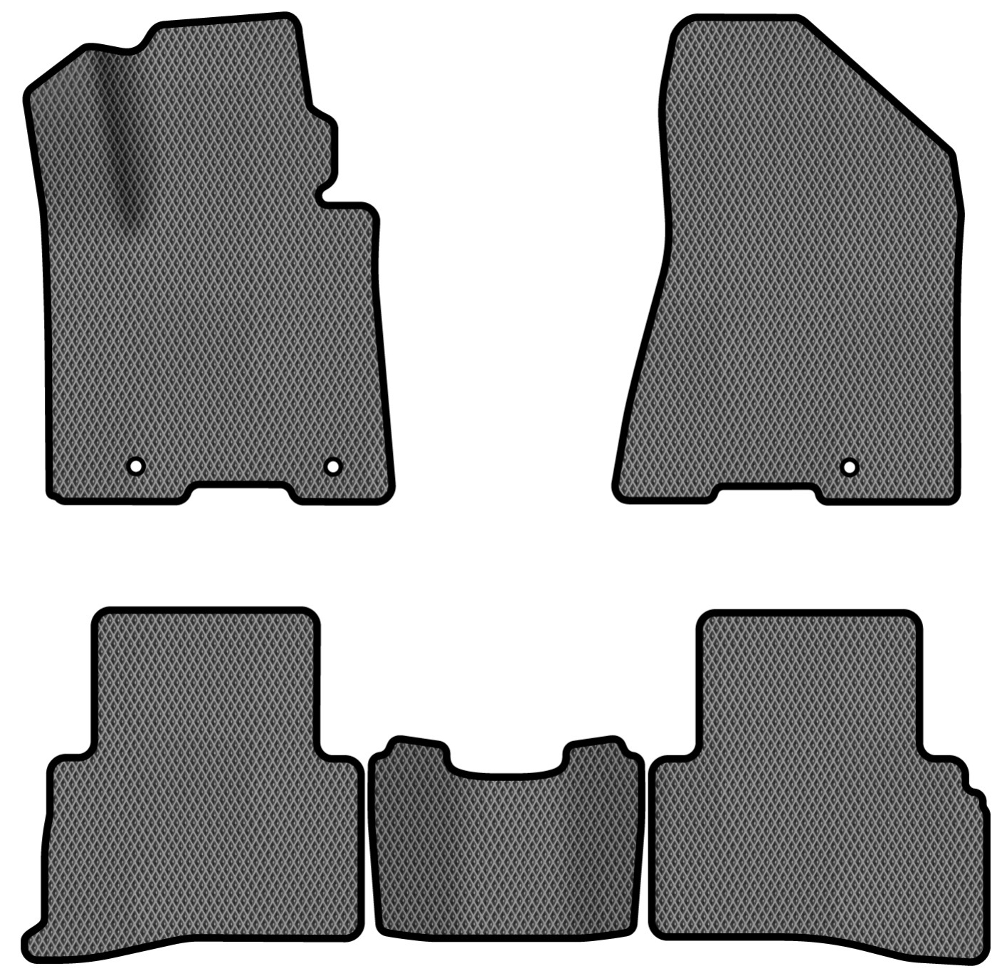 EVA килимки в салон авто EVAtech для Sportage (QL) Kia 2016-2021 4 покоління SUV EU (KI3356CE5KH3RGB) - Фото 1