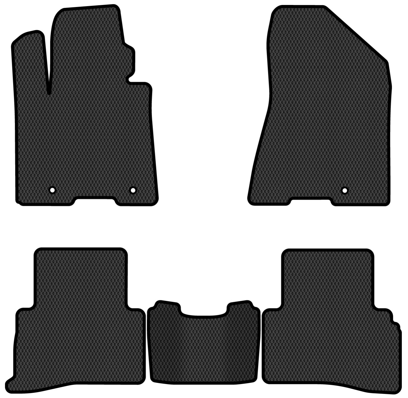 EVA килимки в салон авто EVAtech для Sportage (QL) Kia 2016-2021 4 покоління SUV EU (KI3356CV5CP3RBB) - Фото 1