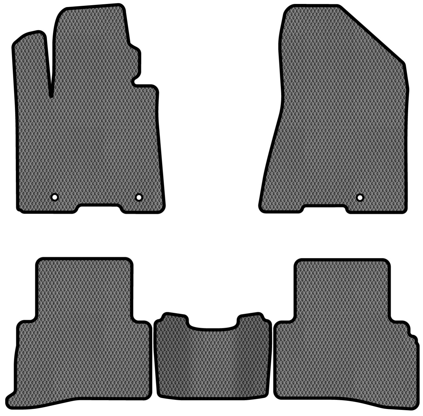 EVA килимки в салон авто EVAtech для Sportage (QL) Kia 2016-2021 4 покоління SUV EU (KI3356CV5KH3RGB) - Фото 1