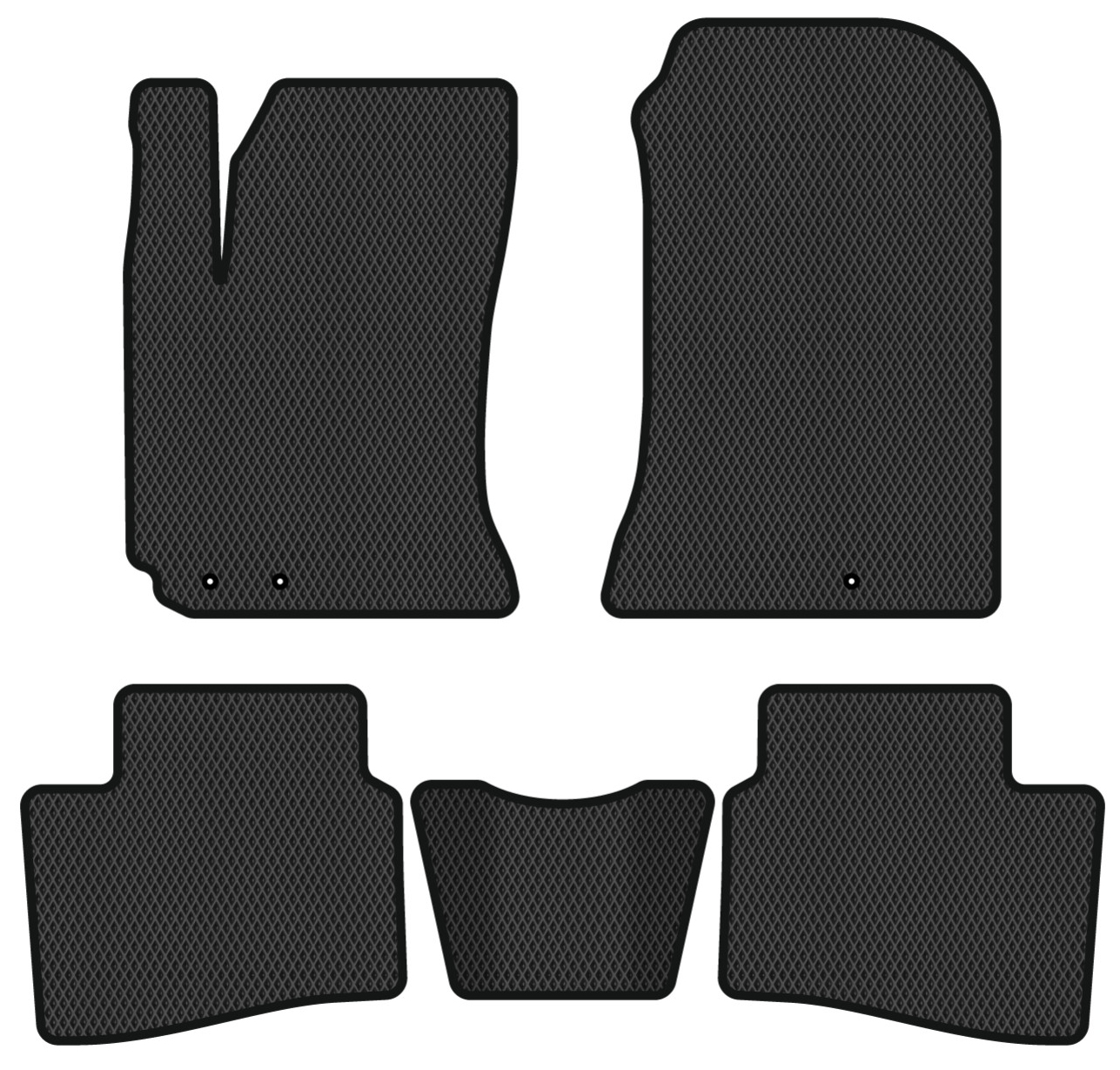 EVA килимки в салон авто EVAtech для Forte (TD) Kia 2008-2012 2 покоління Htb USA (KI34310C5LA3RBB) - Фото 1