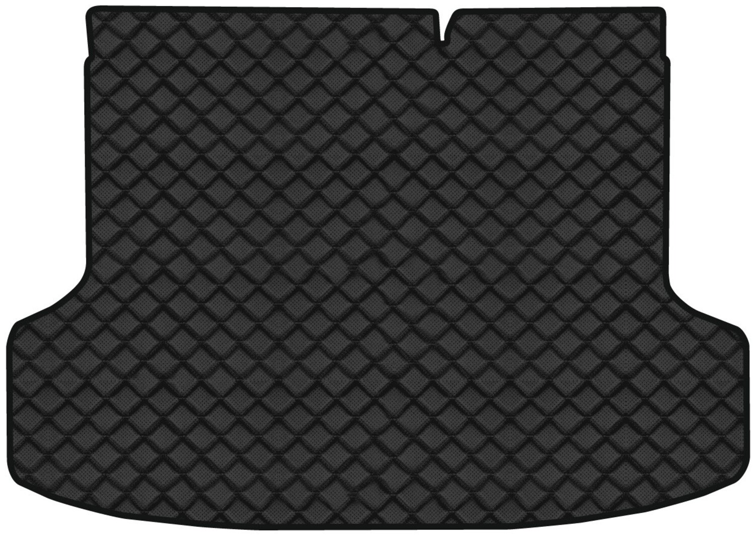 Коврик из экокожи в багажник авто EVAtech ECO для Rio (DE) Kia 2005-2011 2 поколение Sedan EU KI3540B1BBB - Фото 1