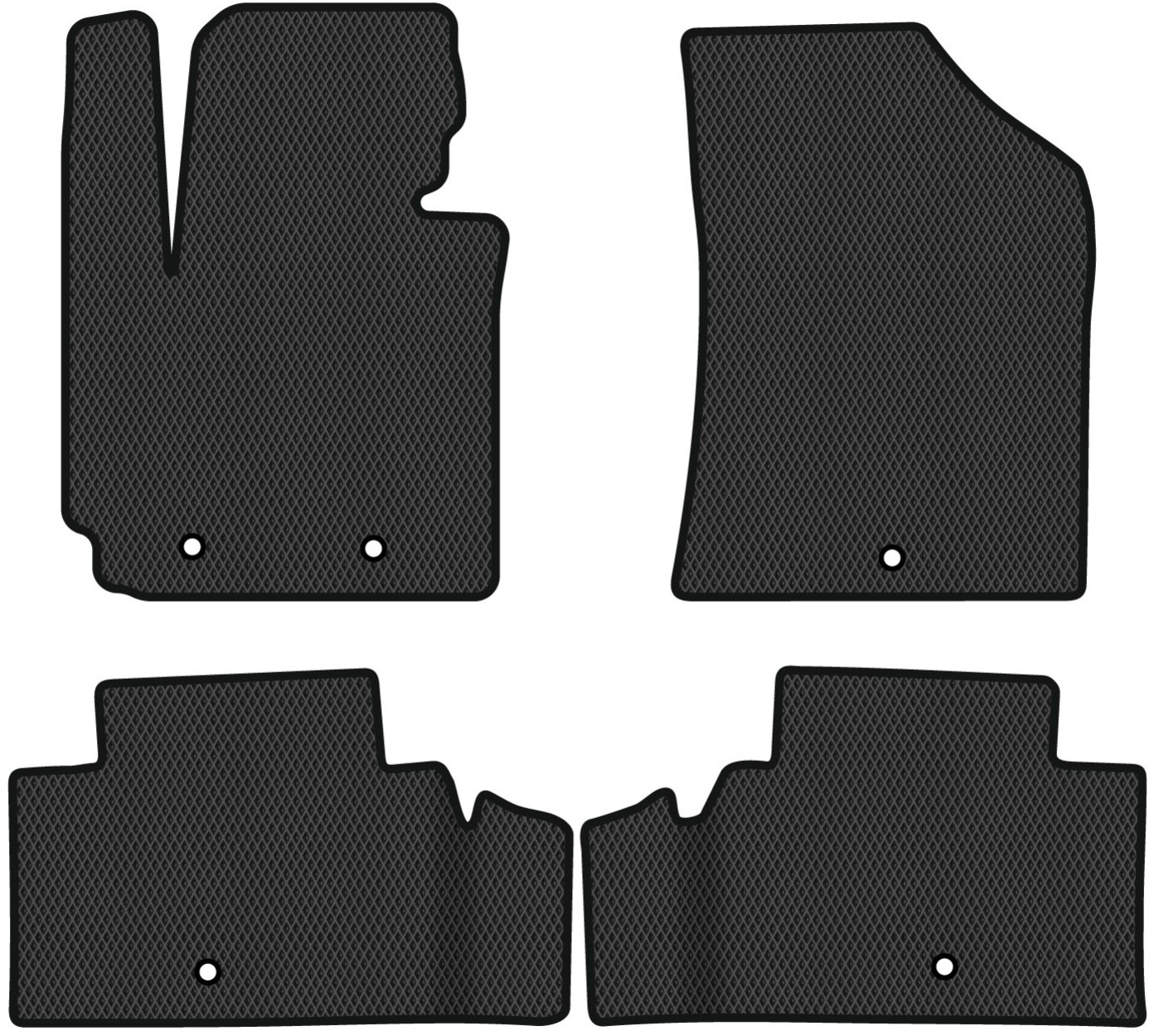 EVA килимки в салон авто EVAtech для Soul (PS) Restyling Kia 2016-2018 2 покоління Htb USA KI41520PVC4TL5RBB - Фото 1