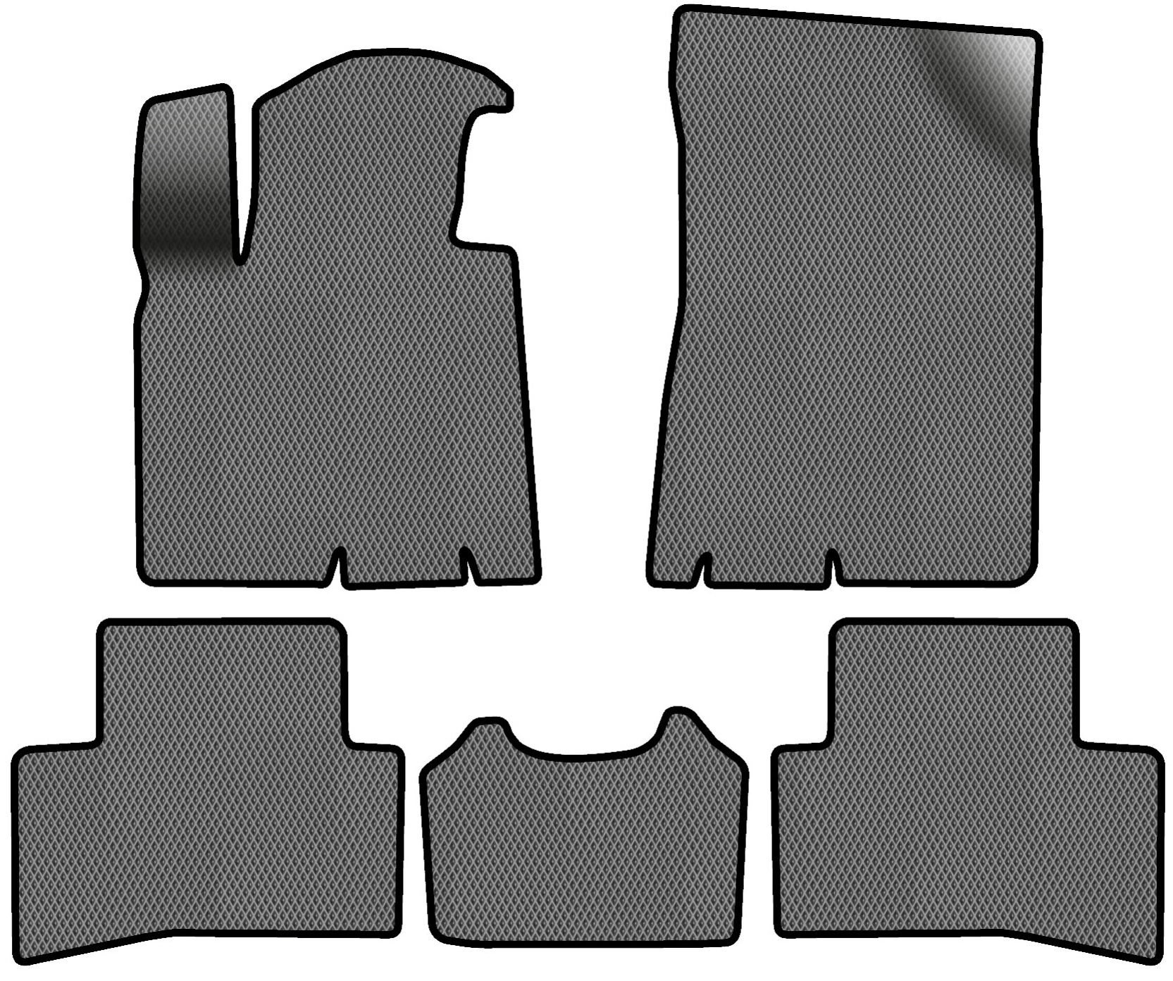 EVA килимки в салон авто EVAtech для Sportage (NQ5) Kia 2021 5 покоління SUV EU (KI42641C5RGB) - Фото 1