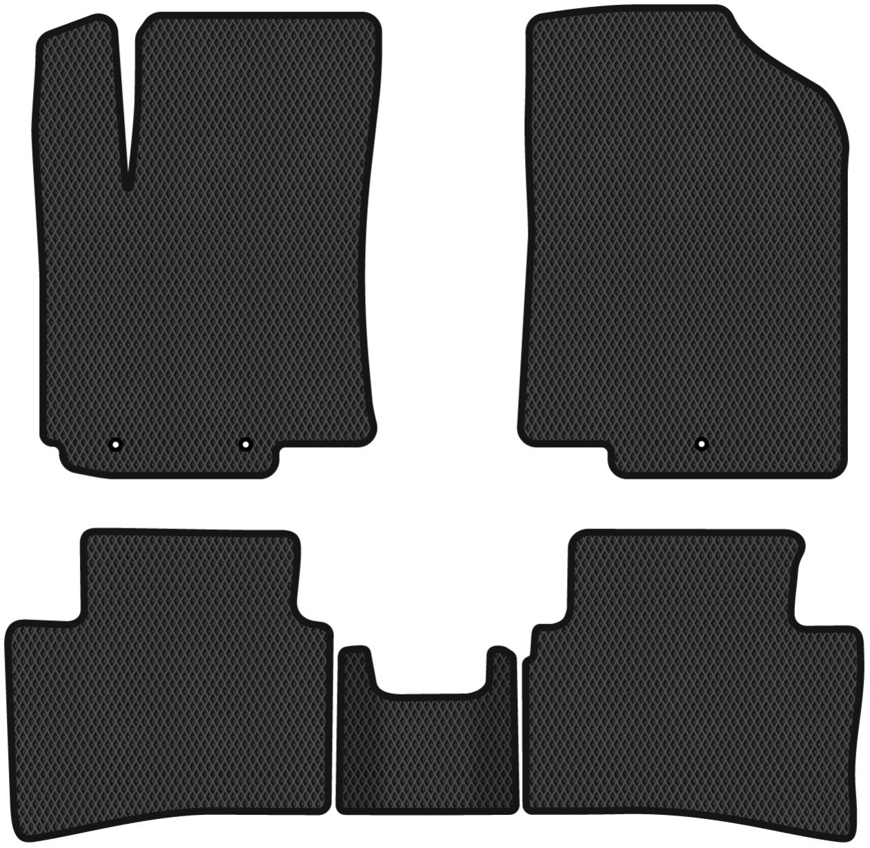 EVA коврики в салон авто EVAtech для Rio (YB) Kia 2016 4 поколение Sedan Korea (KI42983CV5LA3RBB) - Фото 1