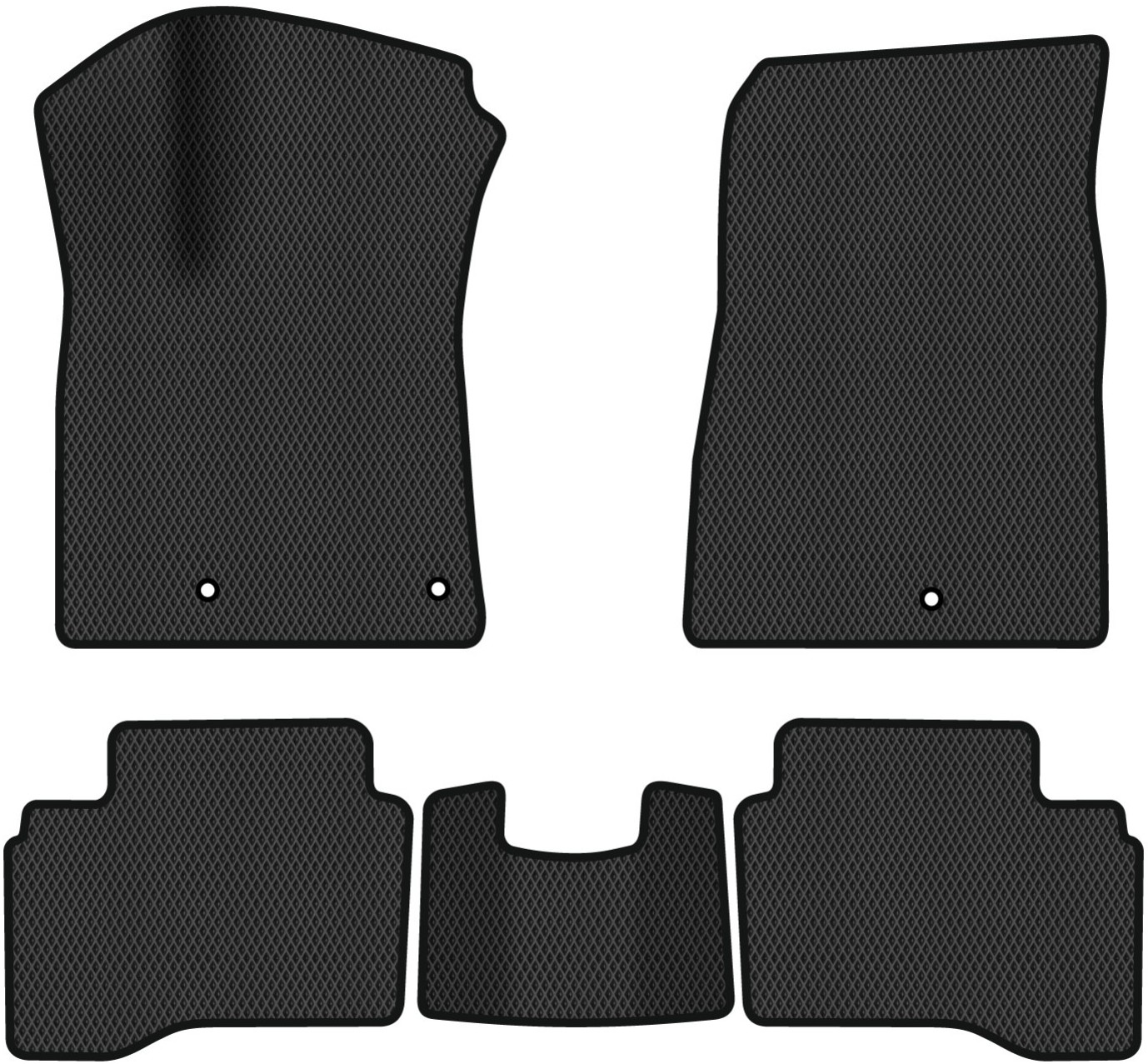 EVA коврики в салон авто EVAtech для Niro (DE) Hybrid Kia 2016-2021 1 поколение SUV Korea (KI43215CDB5RBB) - Фото 1