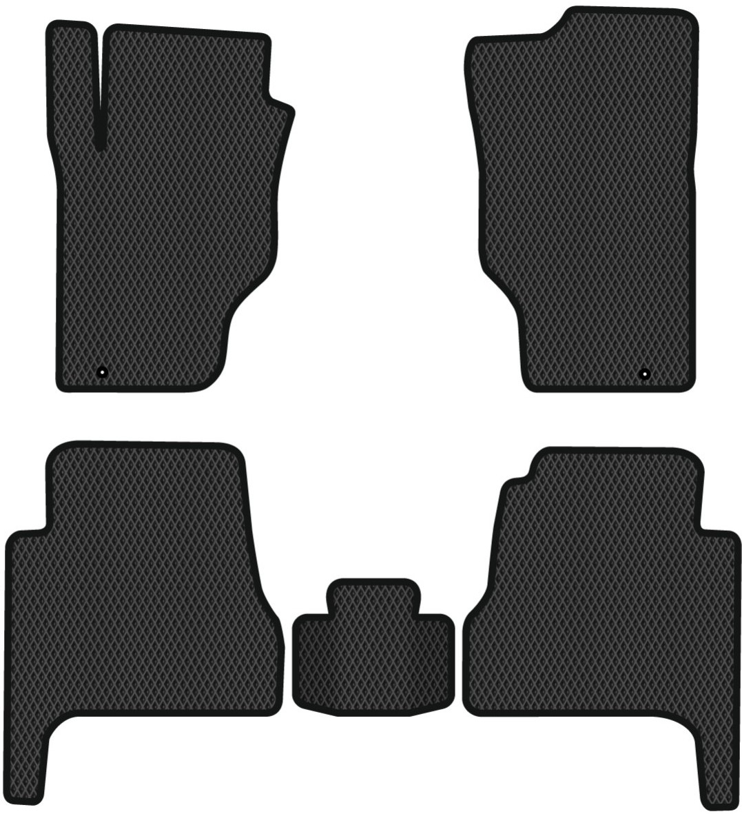 EVA килимки в салон авто EVAtech для Sorento (BL) 5 seats Kia 2002-2009 1 покоління SUV Korea KI43605C5RBB - Фото 1