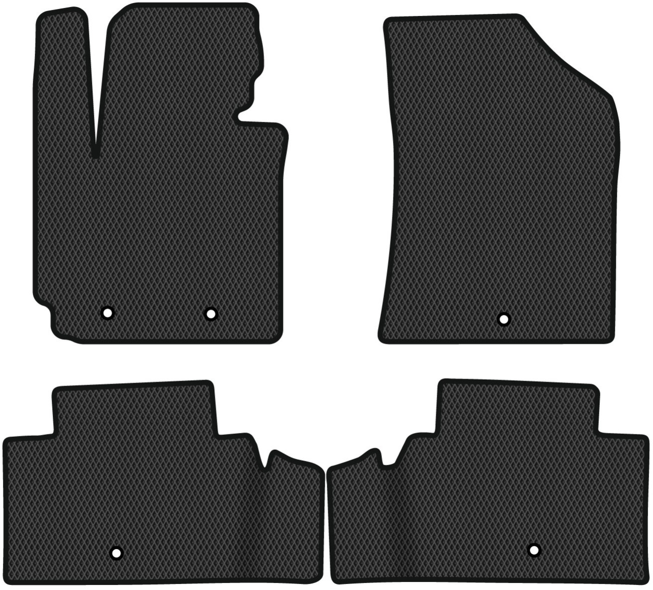 EVA килимки в салон авто EVAtech для Soul (PS) Kia 2014-2016 2 покоління Htb USA KI43684PVC4KH5RBB - Фото 1