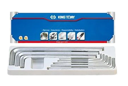 Набор шестигранных ключей KING TONY 8 шт. (20208SR01) - Фото 1