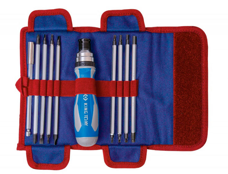 Набор отверток KING TONY 16 в 1 (PH,PZ,SL,Hex,Torx) (P32526MRN) - Фото 1